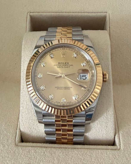 2016 Rolex Datejust 41MM Champagne Dial Two-Tone Jubilee Bracelet (126333)
