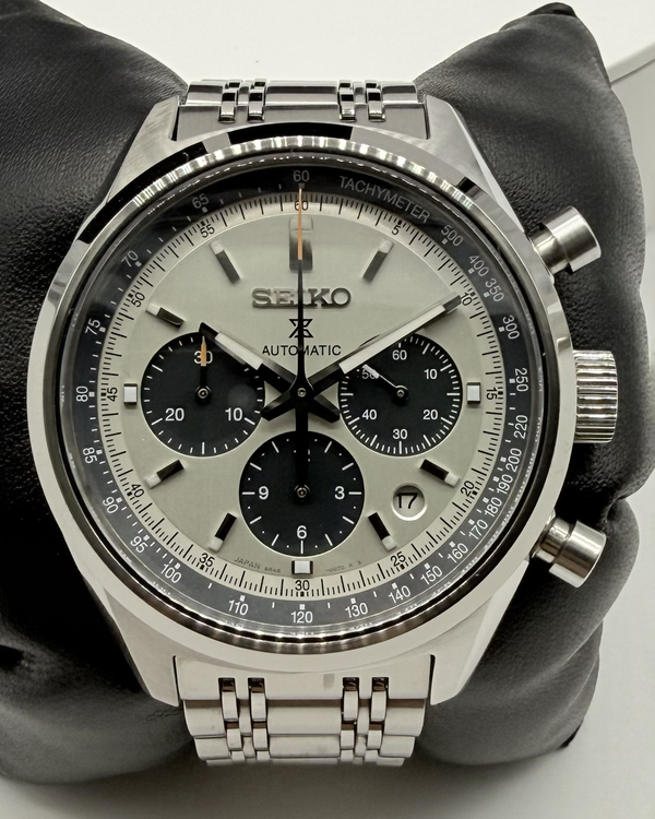 2024 Seiko Prospex Chronograph 42MM Silver Dial Steel Bracelet (SRQ047J1)