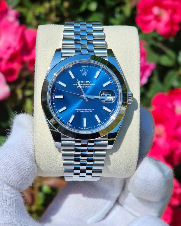 2023 Rolex Datejust 41MM Blue Dial Jubilee Bracelet (126300)