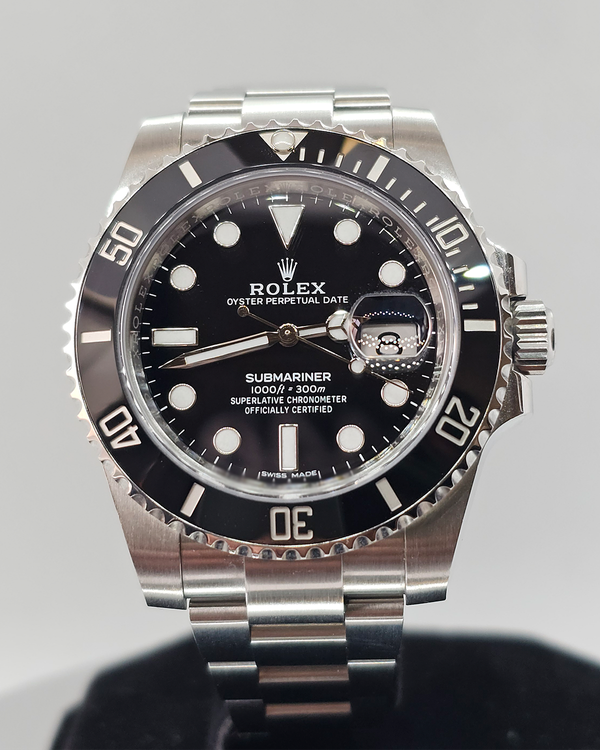 2018 Rolex Submariner Date 40MM Black Dial Oyster Bracelet (116610LN)