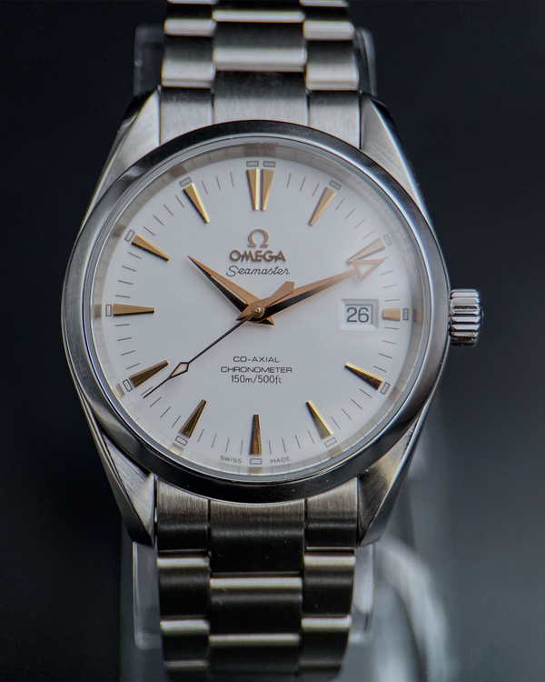 No Reserve - 2009 Omega Seamaster 39.2MM White Dial Steel Bracelet (2503.34.00)
