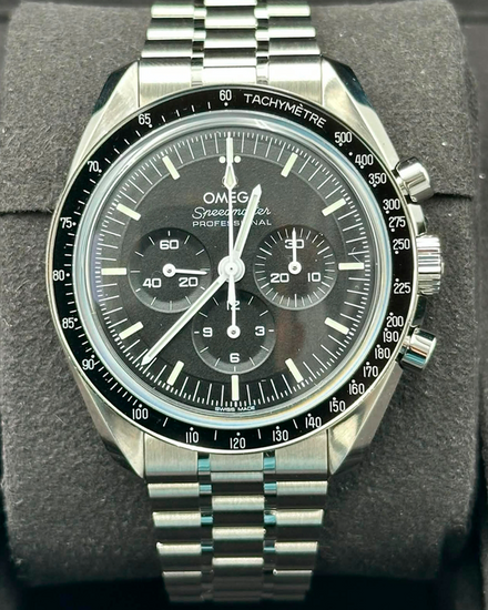 2026 Omega Speedmaster Professional Moonwatch 42MM Black Dial Steel Bracelet (310.30.42.50.01.002)