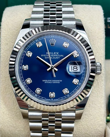 2026 Rolex Datejust 41MM Blue Dial Jubilee Bracelet (126334)