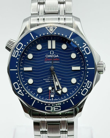 2022 Omega Seamaster Diver 300M 42MM Blue Dial Steel Bracelet (210.30.42.20.03.001)