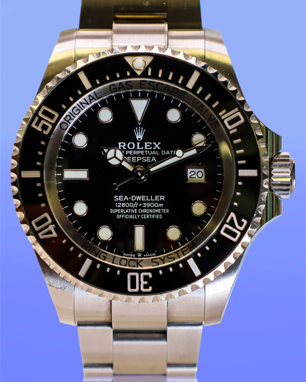 No Reserve - 2019 Rolex Sea-Dweller Deepsea 44MM Black Dial Oyster Bracelet (126660)