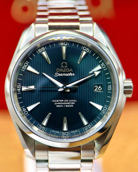 2020 Omega Seamaster Aqua Terra 150M 41.5MM Blue Dial Steel Bracelet (231.10.42.21.03.003)