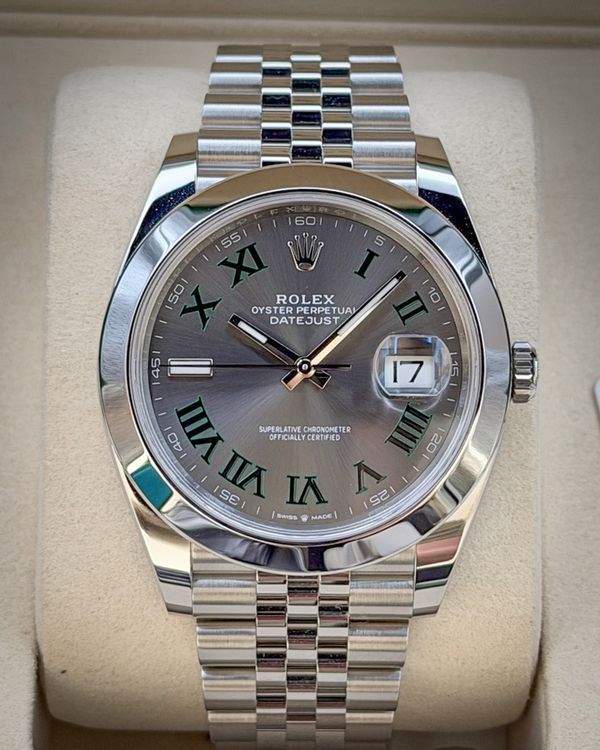 2026 Rolex Datejust "Wimbledon" 41MM Slate Dial Jubilee Bracelet (126300)
