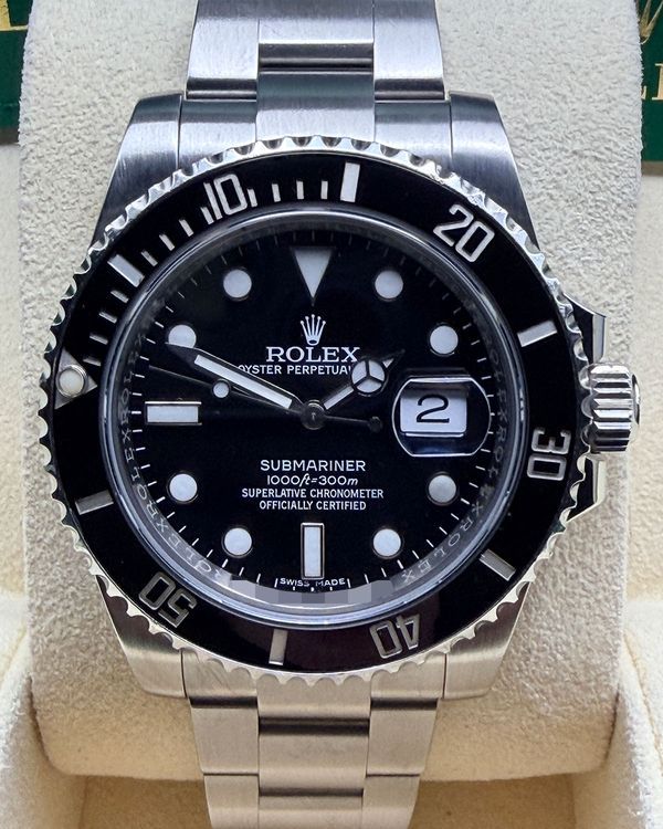 2017 Rolex Submariner Date 40MM Black Dial Oyster Bracelet (116610LN)