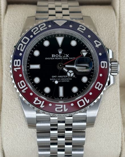 2023 Rolex GMT-Master II "Pepsi" 40MM Black Dial Jubilee Bracelet (126710BLRO)