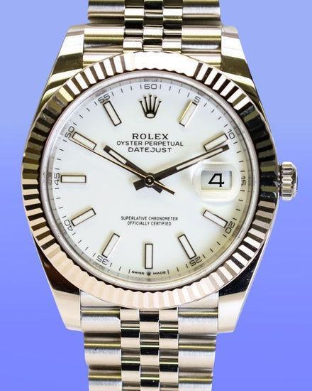 2026 Rolex Datejust 41MM White Dial Jubilee Bracelet (126334)