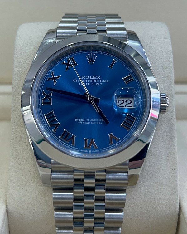 2025 Rolex Datejust 41MM Blue Dial Jubilee Bracelet (126300)