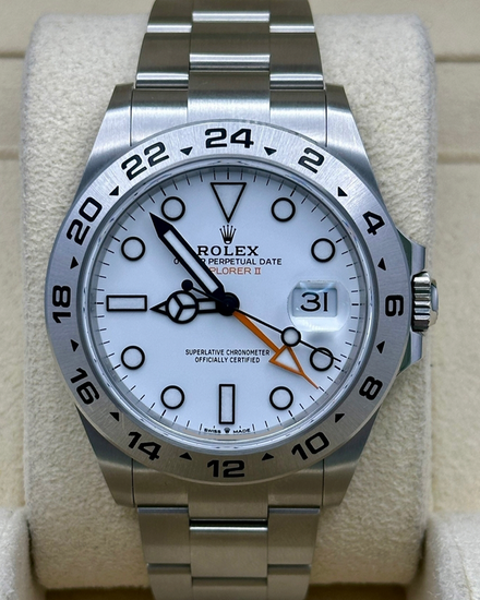 2025 Rolex Explorer II "Polar" 42MM White Dial Oyster Bracelet (226570)