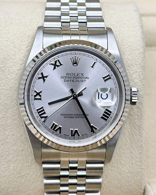 2005 Rolex Datejust 36MM Silver Dial Jubilee Bracelet (16234)