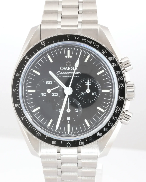 2025 Omega Speedmaster Professional Moonwatch 42MM Black Dial Steel Bracelet (310.30.42.50.01.002)