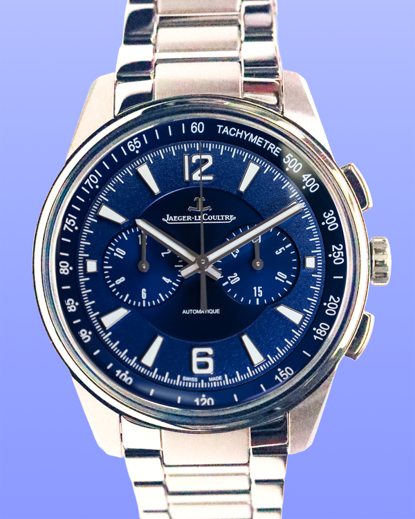 No Reserve - Jaeger-LeCoultre Polaris Chronograph 42MM Blue Dial Steel Bracelet (Q9028180)