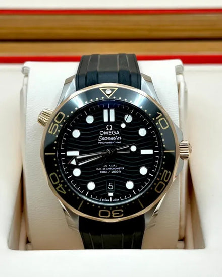 Omega Seamaster Diver 300M 42MM Black Dial Rubber Strap (210.22.42.20.01.002)