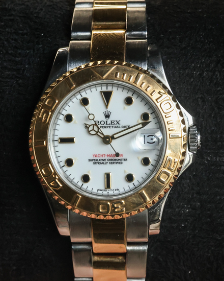 Rolex Yacht-Master 29MM White Dial Two-Tone Oyster Bracelet (169623)
