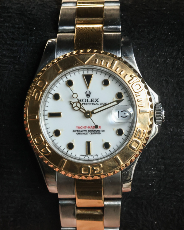Rolex Yacht-Master 29MM White Dial Two-Tone Oyster Bracelet (169623)