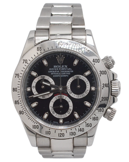 2016 Rolex Cosmograph Daytona 40MM Black Dial Oyster Bracelet (116520)