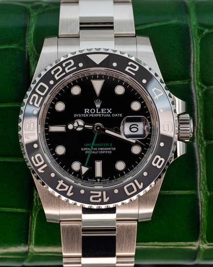 2026 Rolex GMT-Master II "Bruce Wayne" 40MM Black Dial Oyster Bracelet (126710GRNR)