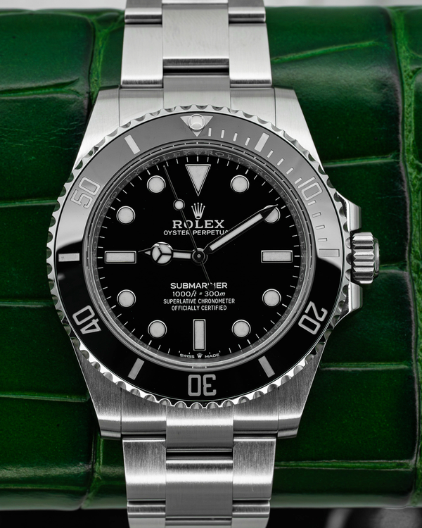 2024  Rolex Submariner No-Date 41MM Black Dial Oyster Bracelet (124060)