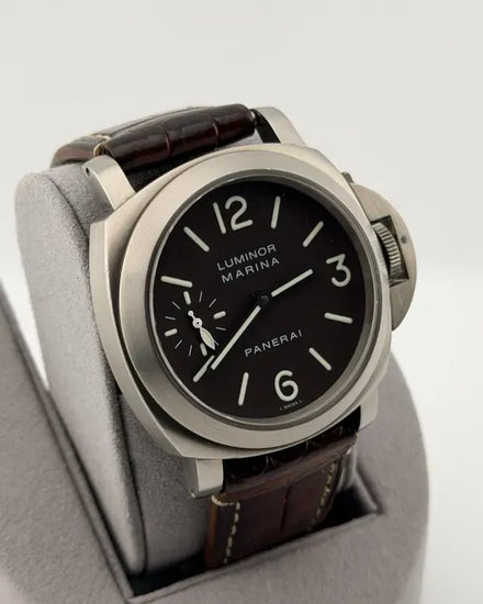 Panerai Luminor Marina 44MM Tobacco Dial Leather Strap (PAM00118)