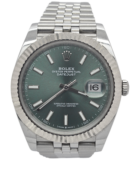2024 Rolex Datejust 41MM Green Dial Jubilee Bracelet (126334)