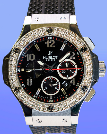 Hublot Big Bang 44MM Black Dial Rubber Strap (301.SX.130.RX.114)