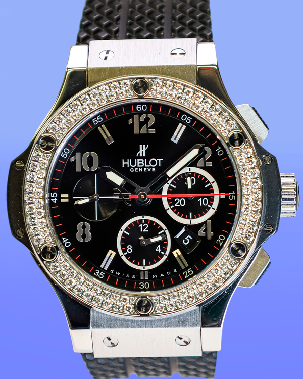 Hublot Big Bang 44MM Black Dial Rubber Strap (301.SX.130.RX.114)