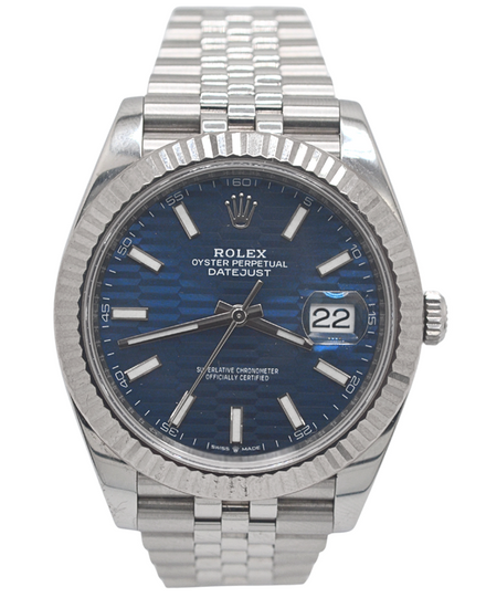 2023 Rolex Datejust 41MM Blue Dial Jubilee Bracelet (126334)
