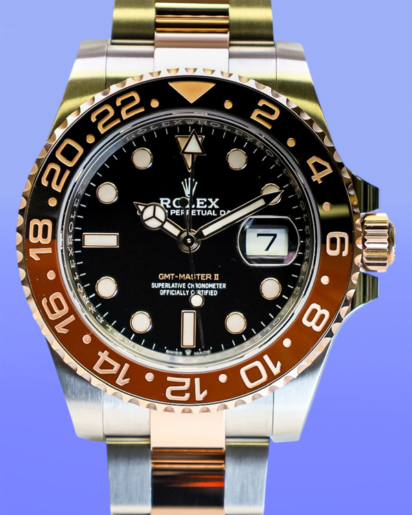 2026 Rolex GMT-Master II "Root Beer" 40MM Black Dial Two-Tone Oyster Bracelet (126711CHNR)