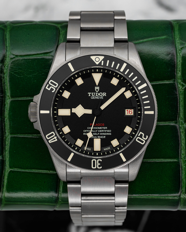 2018 Tudor Pelagos LHD 42MM Black Dial Titanium Bracelet (25610TNL)