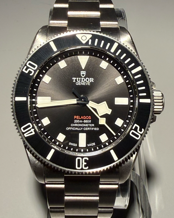 2024 Tudor Pelagos 39MM Black Dial Titanium Bracelet (25407N)