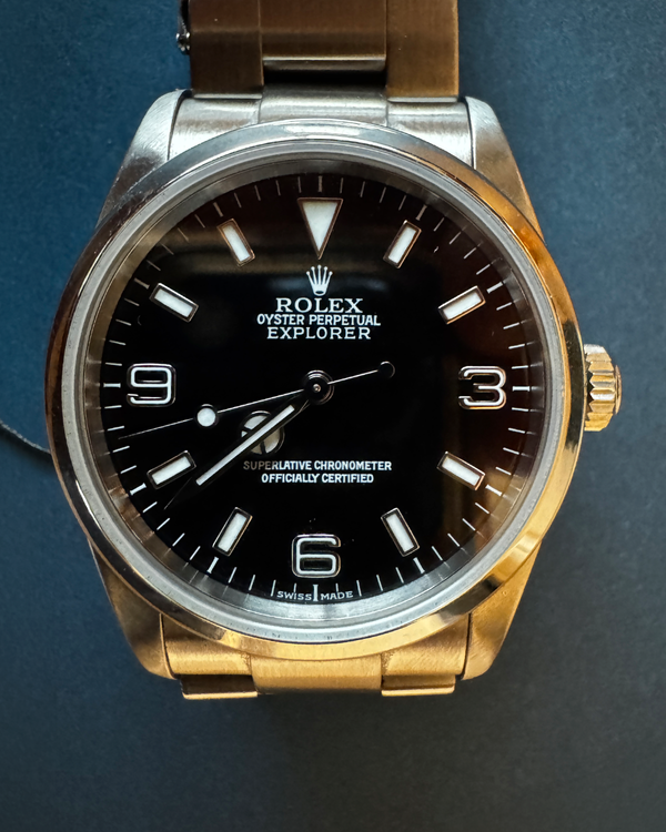 2002 Rolex Explorer 36MM Black Dial Oyster Bracelet (114270)