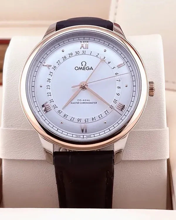 Omega De Ville Prestige 41MM Silver Dial Leather Strap (434.23.41.20.02.001)