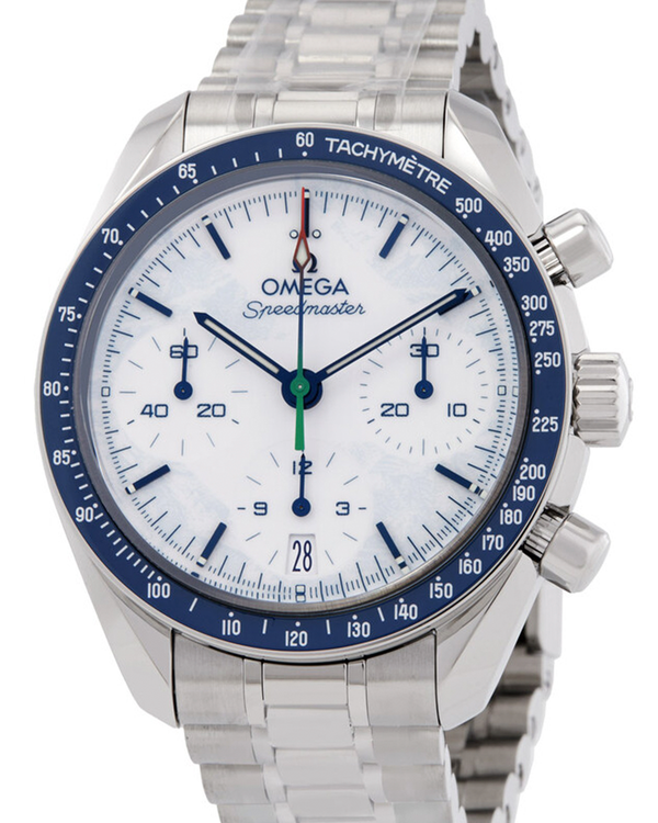 2026 Omega Speedmaster "Milano Cortina" S.E. 38MM White Dial Steel Bracelet (522.30.38.50.04.002)