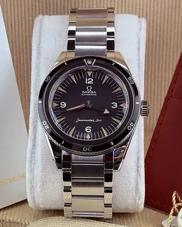 2022 Omega Seamaster 300 "The 1957 Trilogy" L.E. 39MM Black Dial Steel Bracelet (234.10.39.20.01.001)