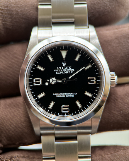 2002 Rolex Explorer 36MM Black Dial Oyster Bracelet (114270)