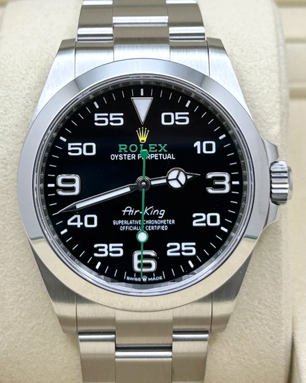 2025 Rolex Air-King 40MM Black Dial Oyster Bracelet (126900)
