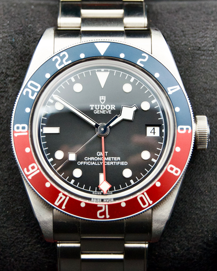 No Reserve - 2020 Tudor Black Bay GMT "Pepsi" 41MM Black Dial Steel Bracelet (79830RB)