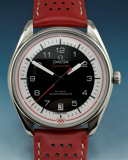 No Reserve - 2022 Omega Seamaster Olympic Official Timekeeper L.E. 39.5MM Black Dial Leather Strap (522.32.40.20.01.004)