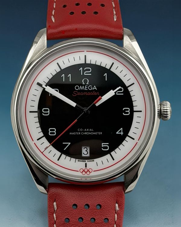 2022 Omega Seamaster Olympic Official Timekeeper L.E. 39.5MM Black Dial Leather Strap (522.32.40.20.01.004)