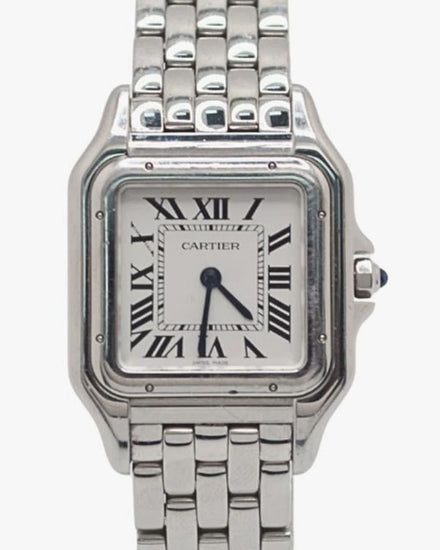 2025 Cartier Panthère De Cartier 37MM Quartz Silver Dial Steel Bracelet (4016)