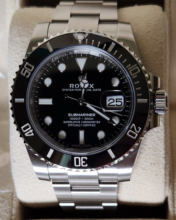 2020 Rolex Submariner Date 40MM Black Dial Oyster Bracelet (116610LN)