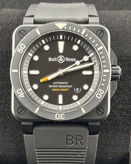 Bell & Ross BR 03-92 Diver 42MM Black Dial Rubber Strap (BR03-92-DIV-C-01501)
