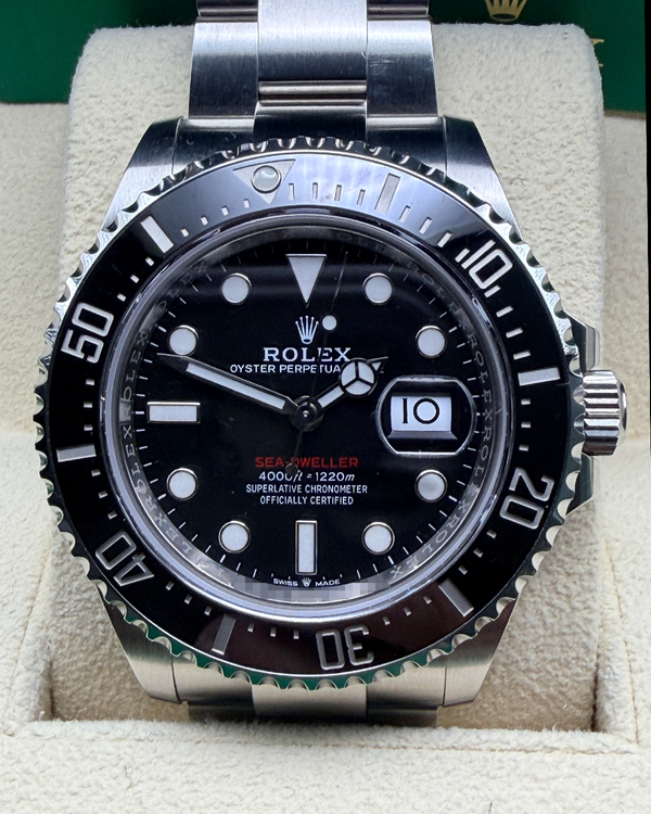 2021 Rolex Sea-Dweller "Red" 43MM Black Dial Oyster Bracelet (126600)