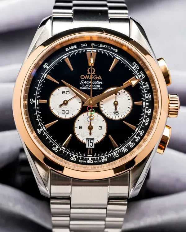 Omega Seamaster Aqua Terra "Olympic Collection Beijing" 42.2MM Black Dial Steel Bracelet (221.20.42.40.01.001)