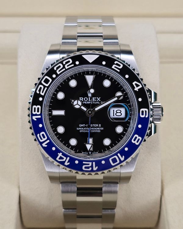 2026 Rolex GMT-Master II "Batman" 40MM Black Dial Oyster Bracelet (126710BLNR)