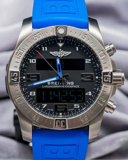 2020 Breitling Exospace B55 Professional 46MM Quartz Grey Dial Rubber Strap (EB5510H11B1E1)
