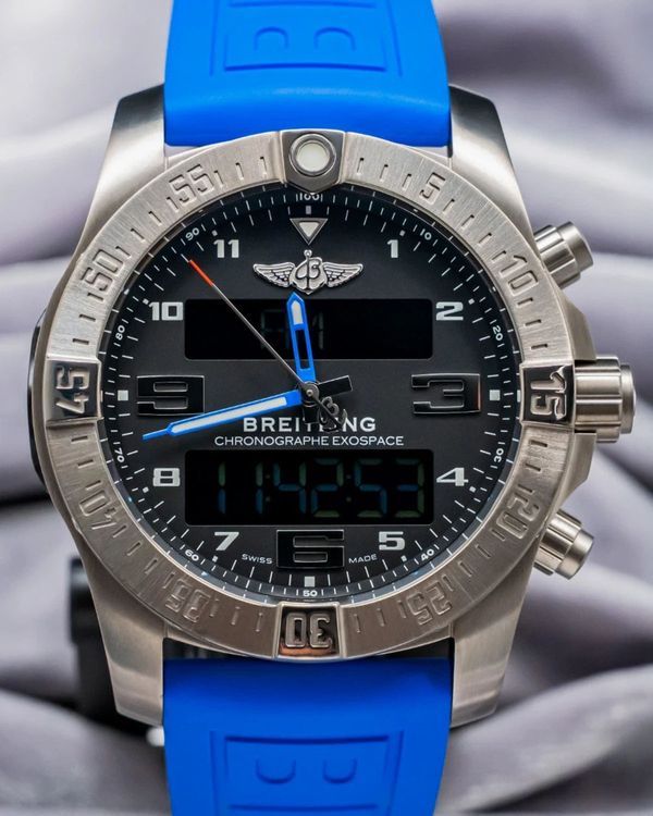 2020 Breitling Exospace B55 Professional 46MM Quartz Grey Dial Rubber Strap (EB5510H11B1E1)